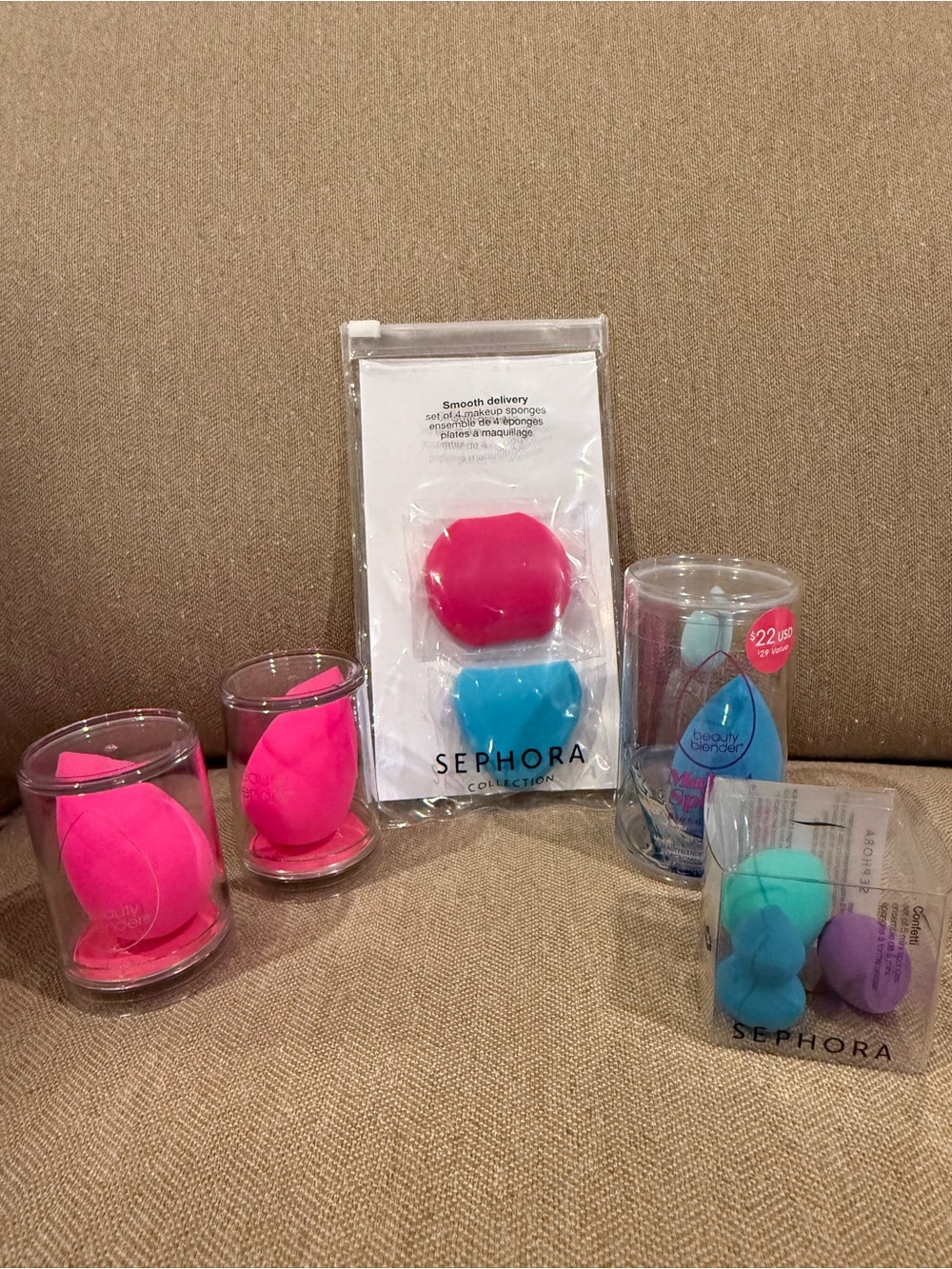 NEW Beautyblender + Sephora Makeup Sponge Lot